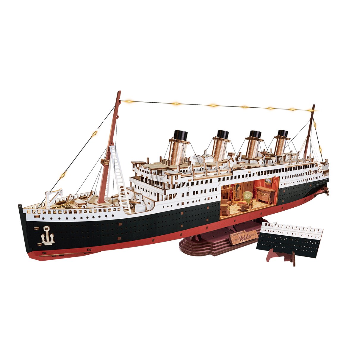 Imagem 0 de Maquete em Madeira Rokr 1912 Eternal Atlantic Voyager
