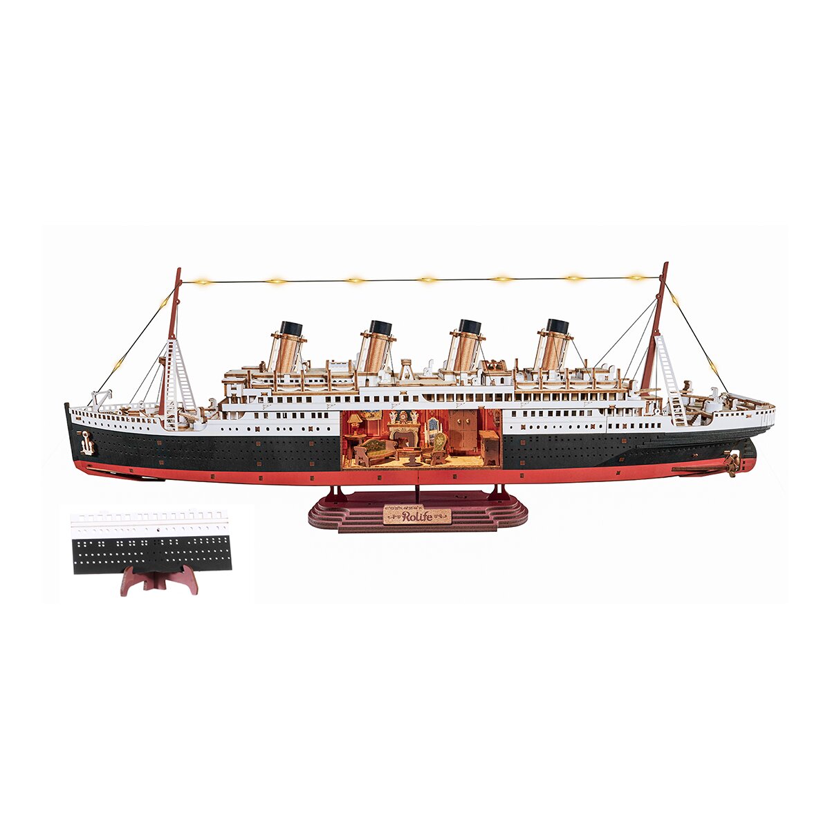 Maquete em Madeira Rokr 1912 Eternal Atlantic Voyager 2