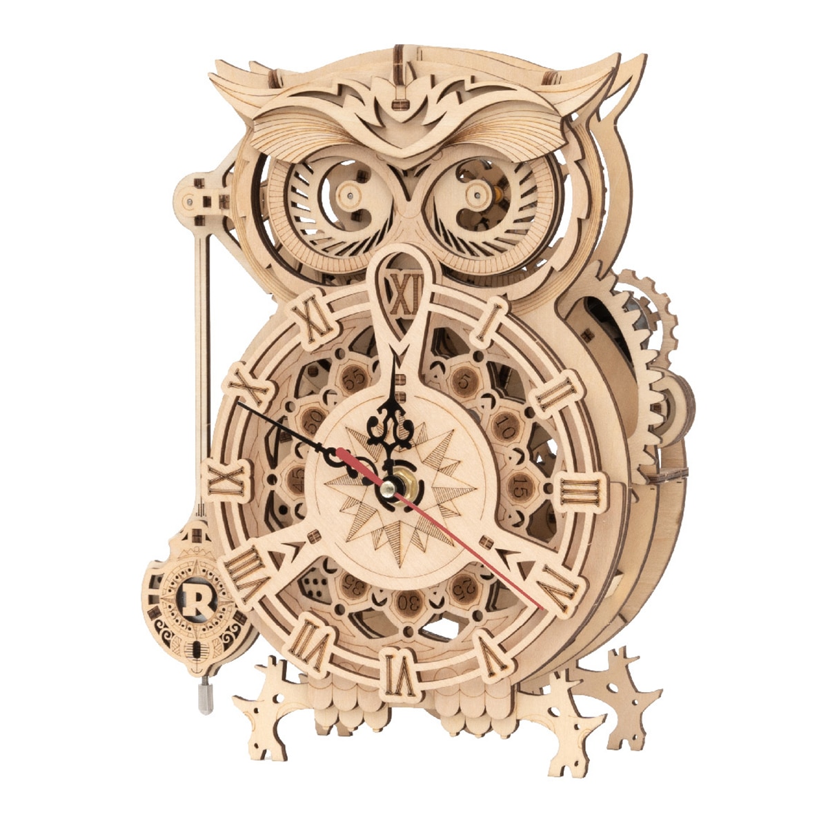 Imagem 0 de Maquete em Madeira Rokr Owl Clock
