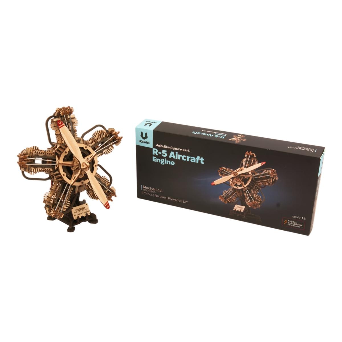 Imagem 0 de Modelo de motor de avião Ugears R-5