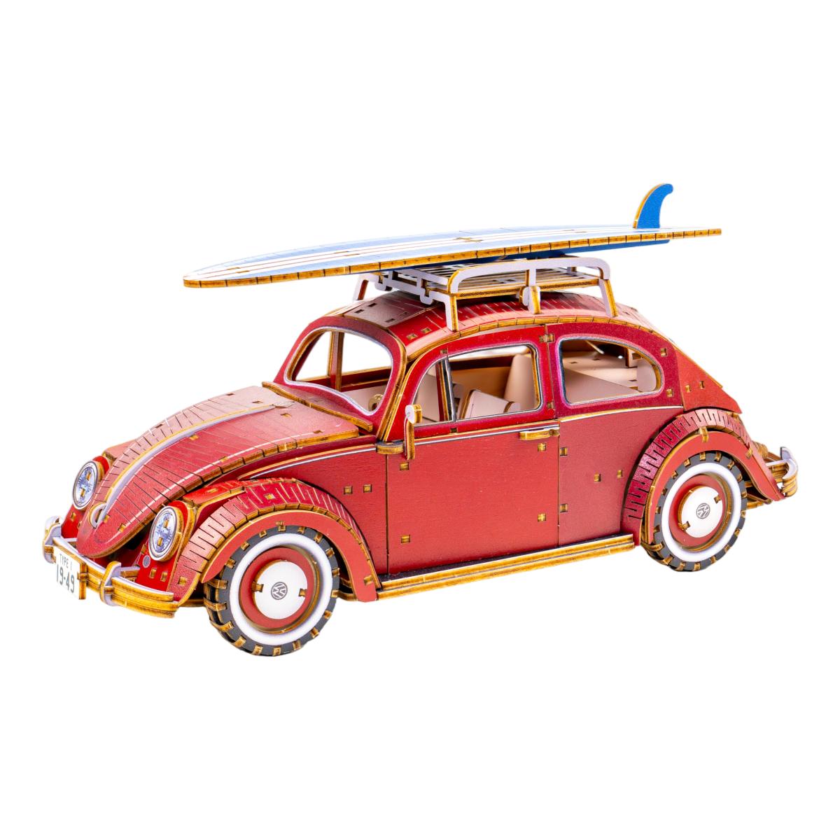 Imagen 0 de Maqueta de Madera Azone Volkswagen Beetle (TYPE 1) 1949 RED