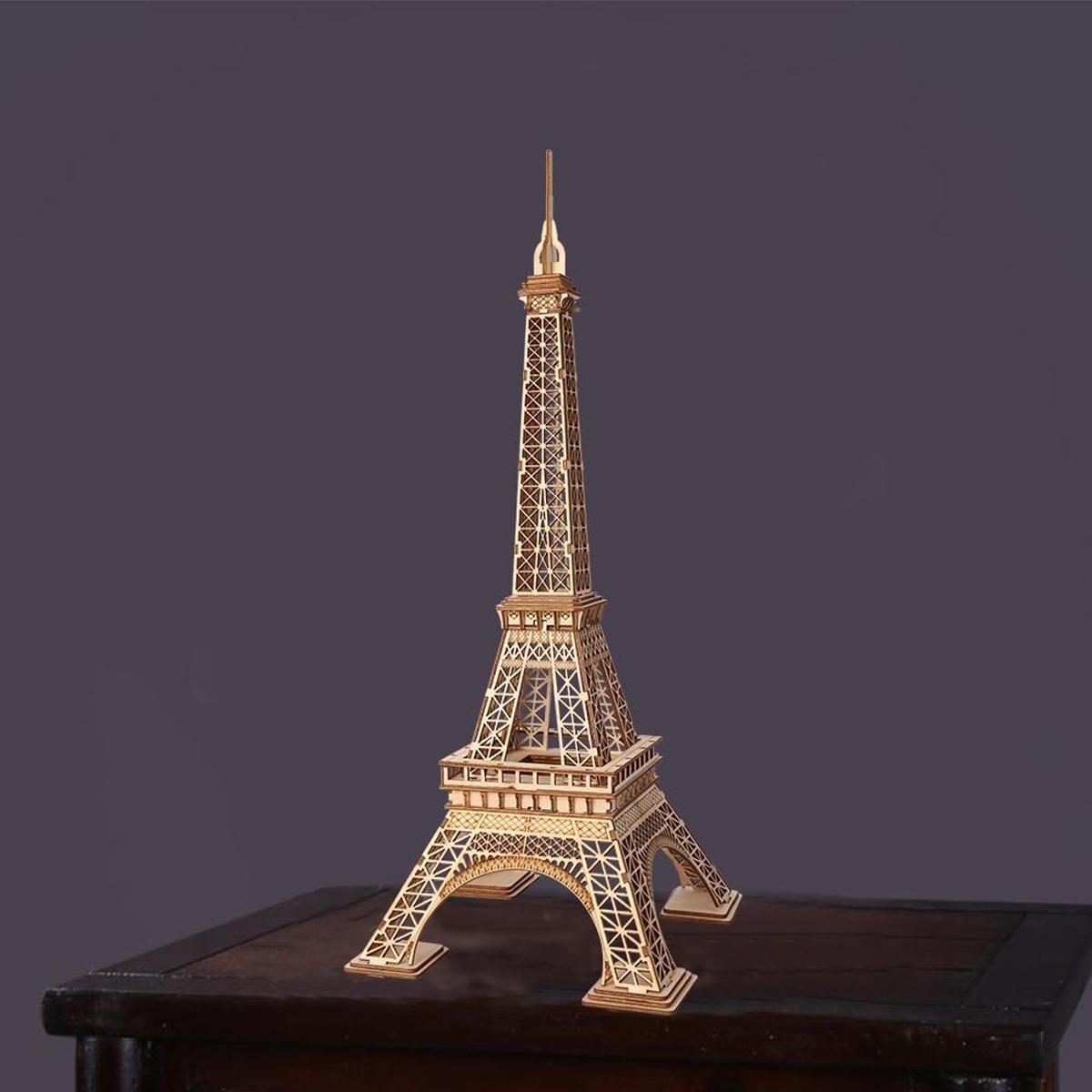 Maqueta De Madera Robotime Eiffel Tower 4