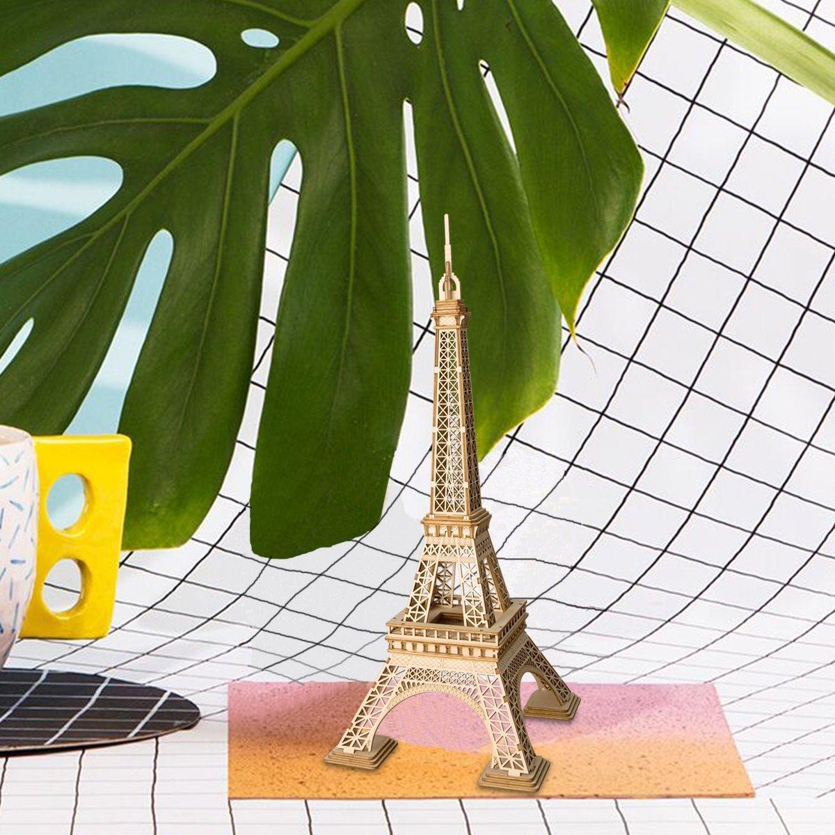 Maqueta De Madera Robotime Eiffel Tower 6
