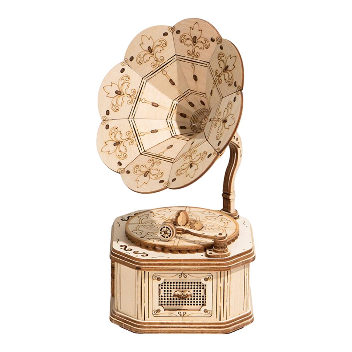 Maqueta De Madera Robotime Gramophone 1