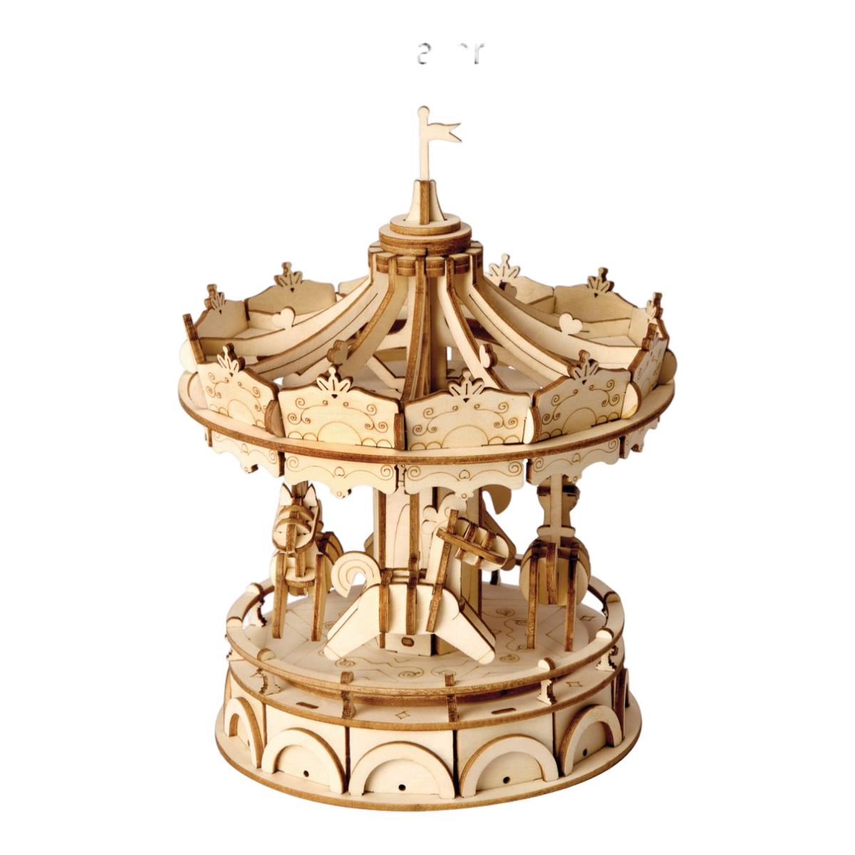 Maqueta De Madera Robotime Merry-Go-Around 1