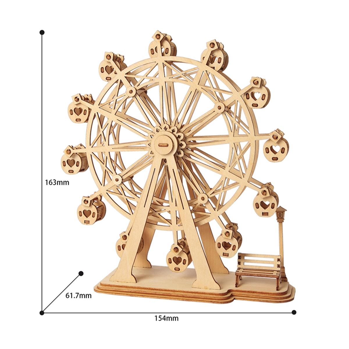 Maqueta De Madera Robotime Ferris Wheel 7
