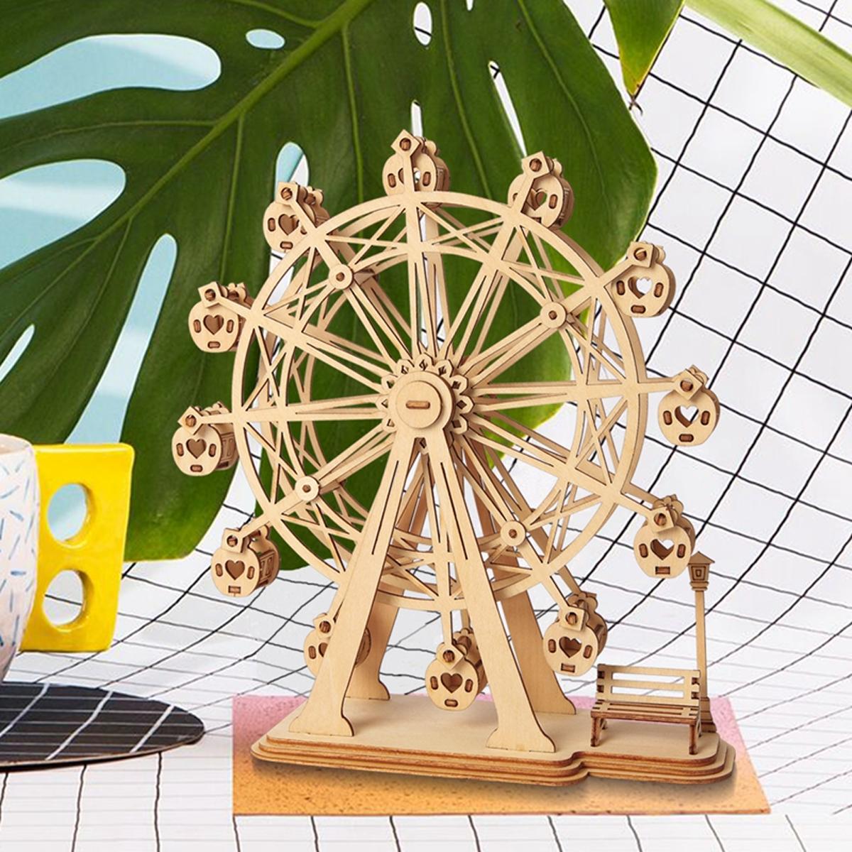 Maqueta De Madera Robotime Ferris Wheel 8