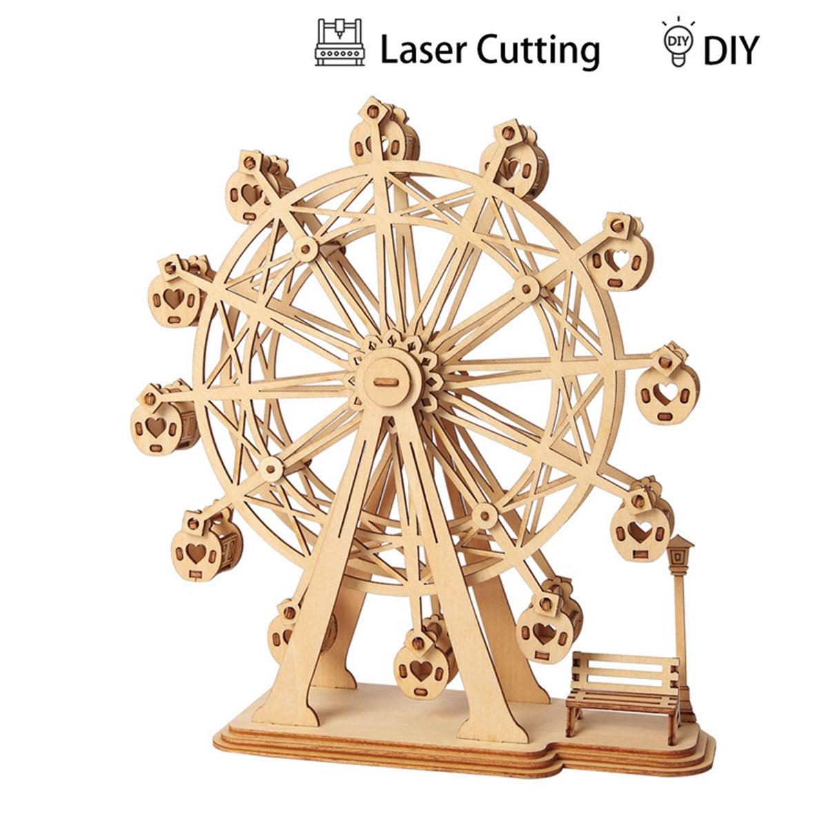 Maqueta De Madera Robotime Ferris Wheel 10