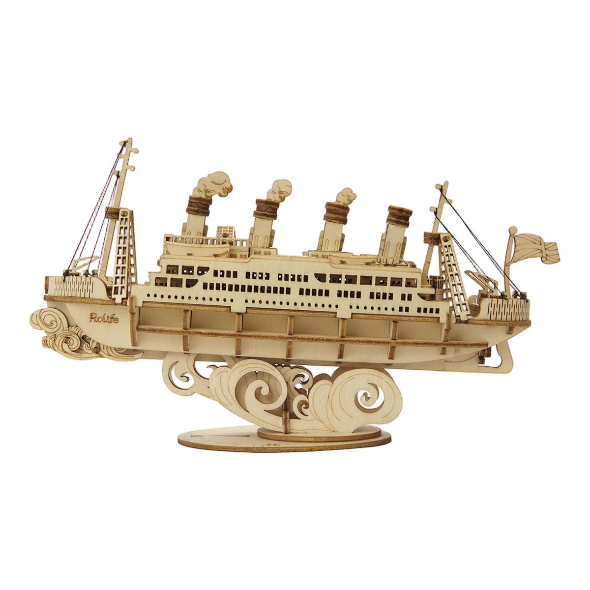 Imagem 0 de Modelo de Madeira do Navio de Cruzeiro Robotime