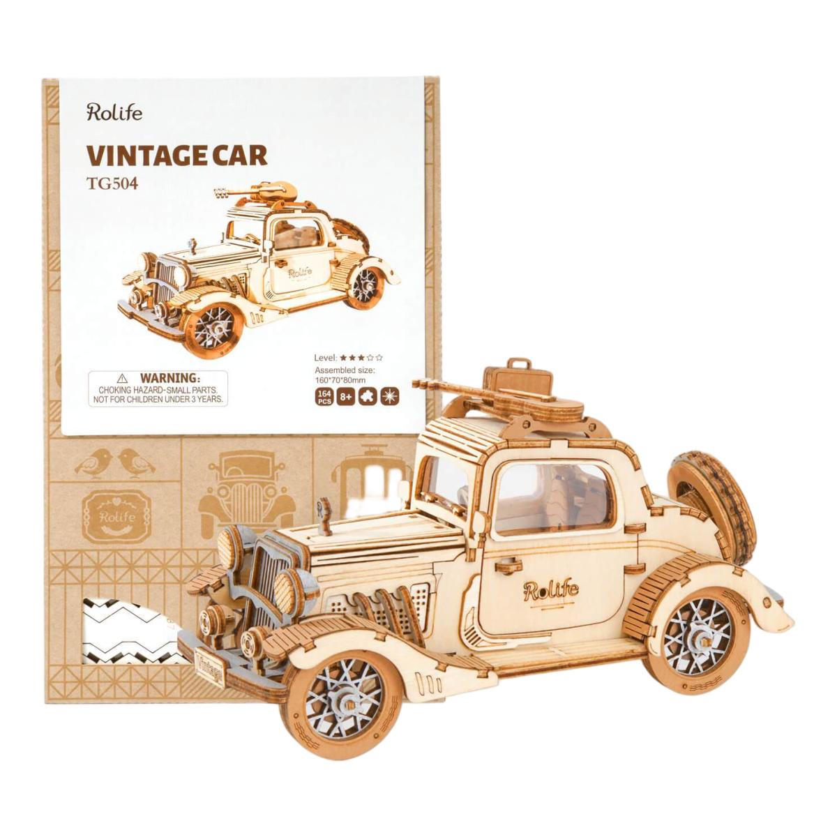 Imagen 1 de Maqueta De Madera Robotime Vintage Car