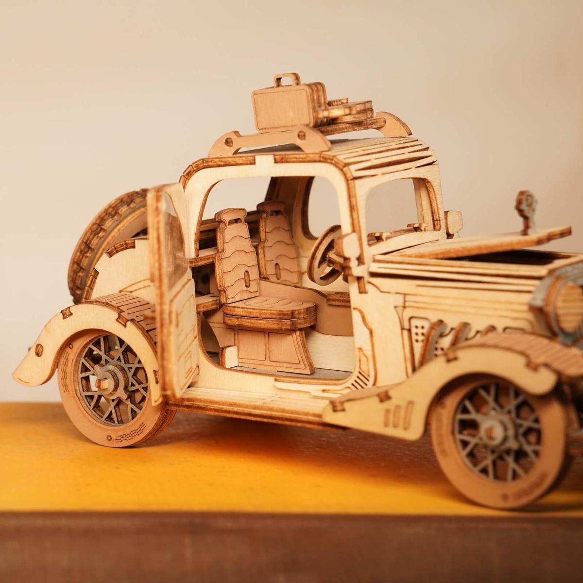 Imagen 2 de Maqueta De Madera Robotime Vintage Car
