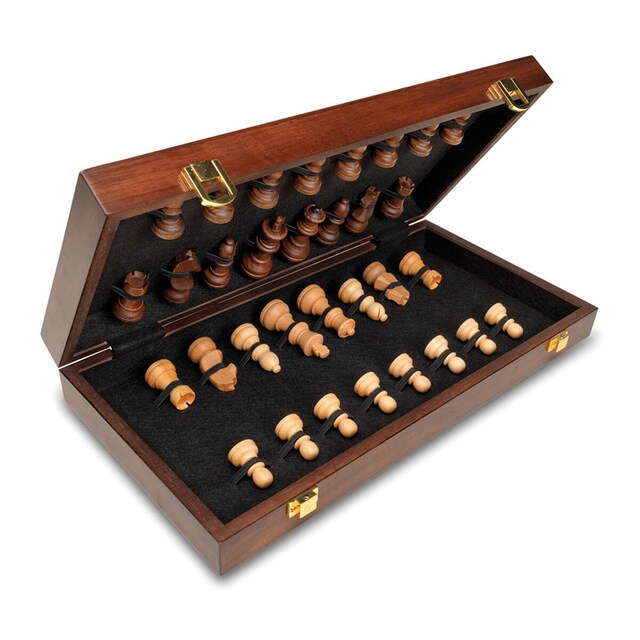 Imagen 0 de Ajedrez de Madera Plegable Plus Natural Games (Ajedrez)