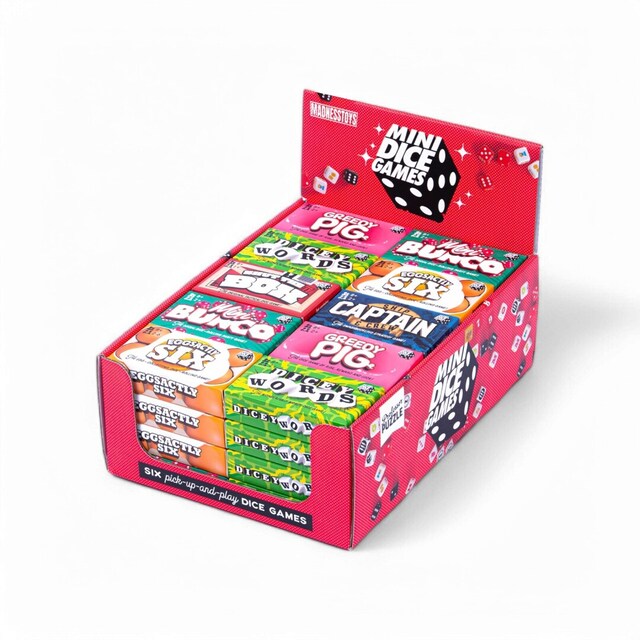 Imagem 0 de Jogo de Dados Madnesstoys Mini Dice CDU (D.40) - 5 Jogos