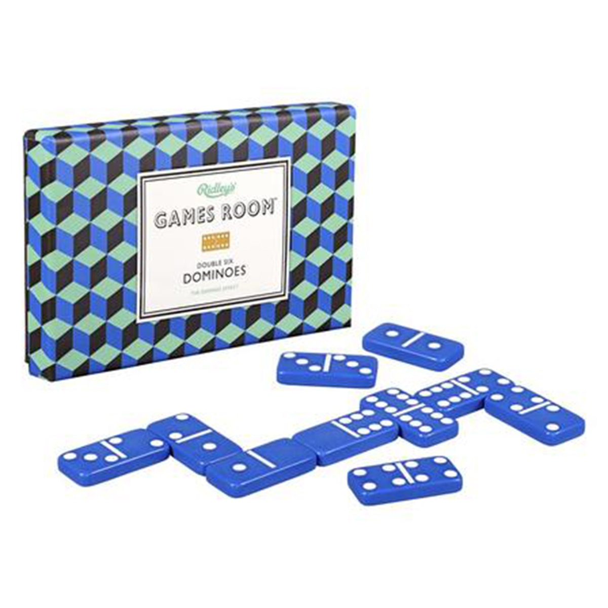 Games Room - Dominó Games Room Azul y Verde.