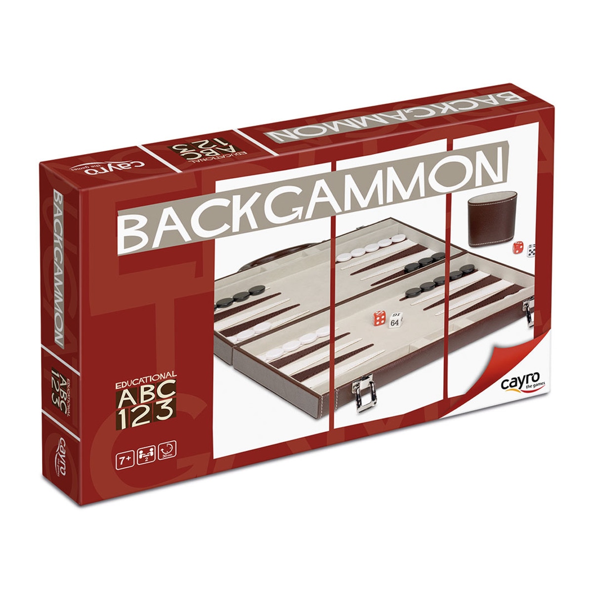 Imagem 0 de Backgammon Cayro Pele Sintética