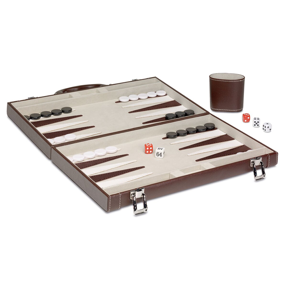 Backgammon Cayro Pele Sintética 2