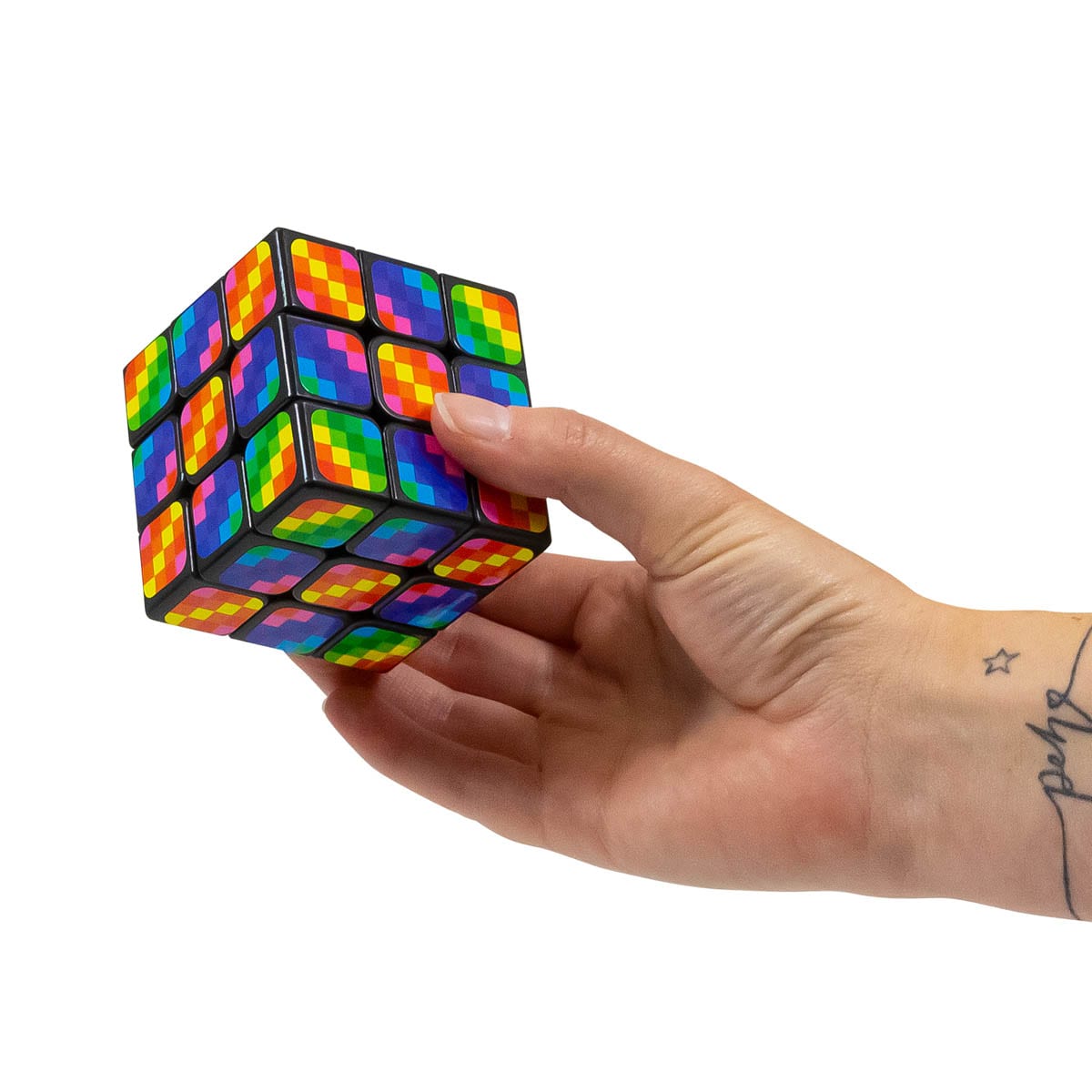 Juego rompecabezas Tobar Cubo 3x3x3 Arco Iris 2