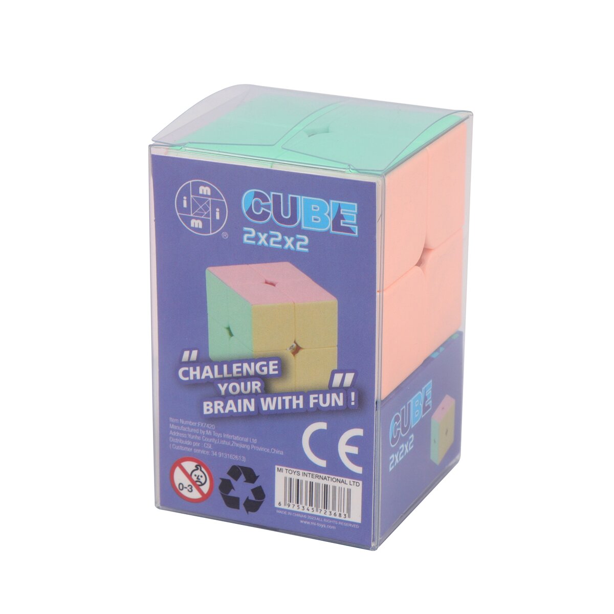 Cubo Aquamarine Games 2x2 recto 3