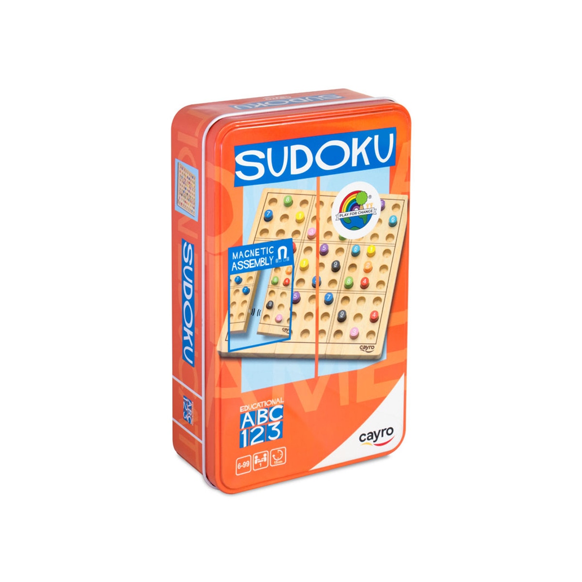 Imagem 0 de Sudoku Cayro de Madeira com Caixa de Metal