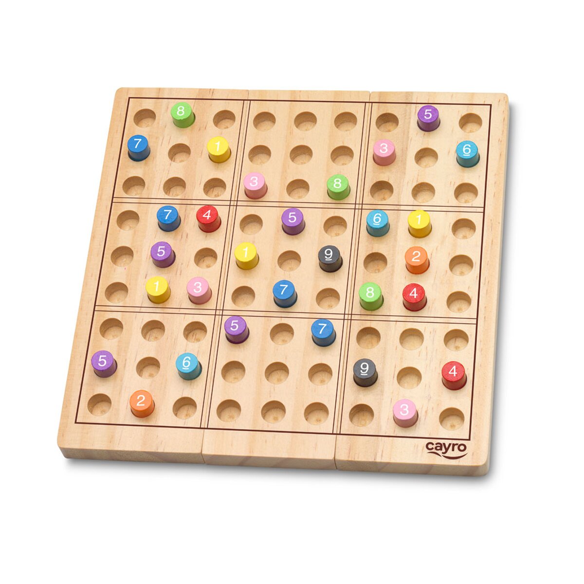Sudoku Cayro de Madeira com Caixa de Metal 2