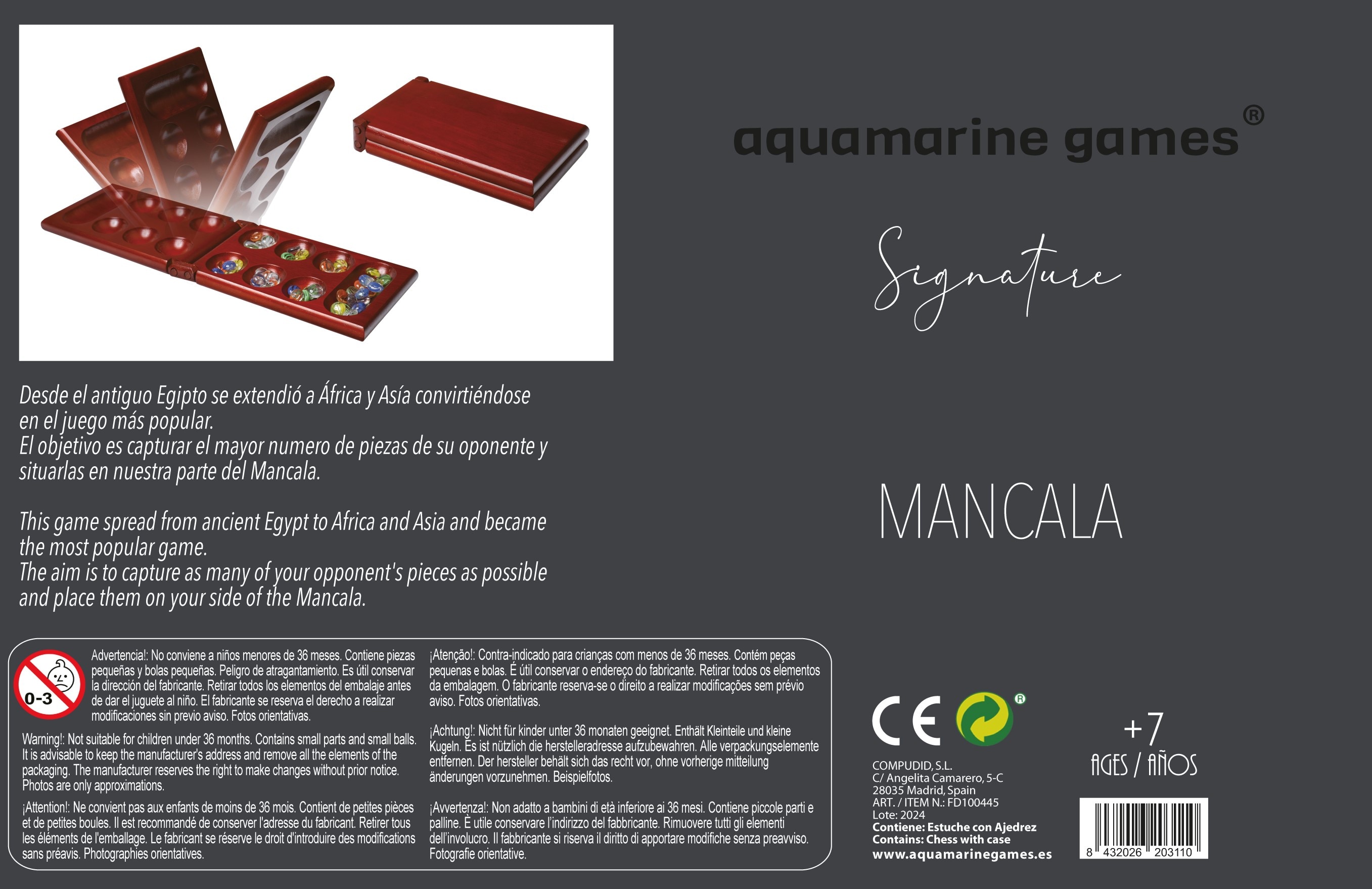 Jogo Mancala Exclusive Signature 5