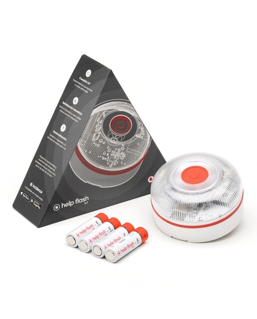 Luz de Emergência V16 Help Flash IoT Homologada e Conectada Anonimamente com a DGT 3.0 1