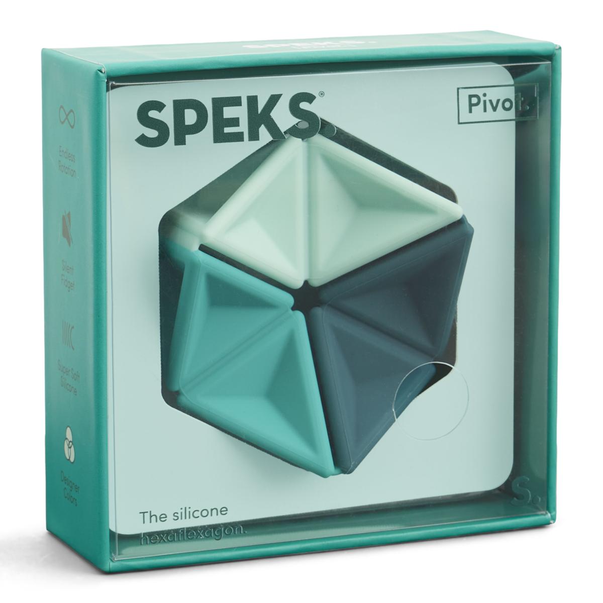 Imagen 1 de Flexágono De Silicona Infinito Speks Verde Azulado