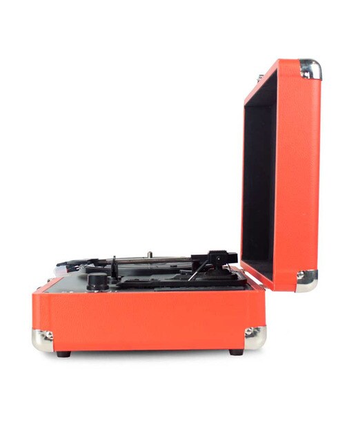 Imagen 3 de Tocadiscos convertidor Prixton VC400 Bluetooth - Rojo Rojo