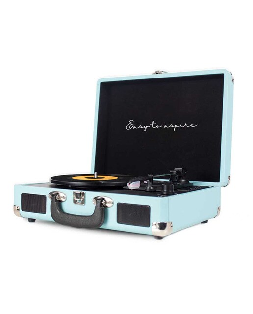 Tocadiscos convertidor Prixton VC400 Bluetooth Azul-2