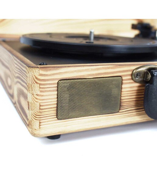Tocadiscos convertidor Prixton VC400 Bluetooth - Madera Roble Madera Roble-4