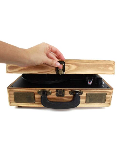 Tocadiscos convertidor Prixton VC400 Bluetooth - Madera Roble Madera Roble-5