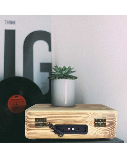 Tocadiscos convertidor Prixton VC400 Bluetooth - Madera Roble Madera Roble-6