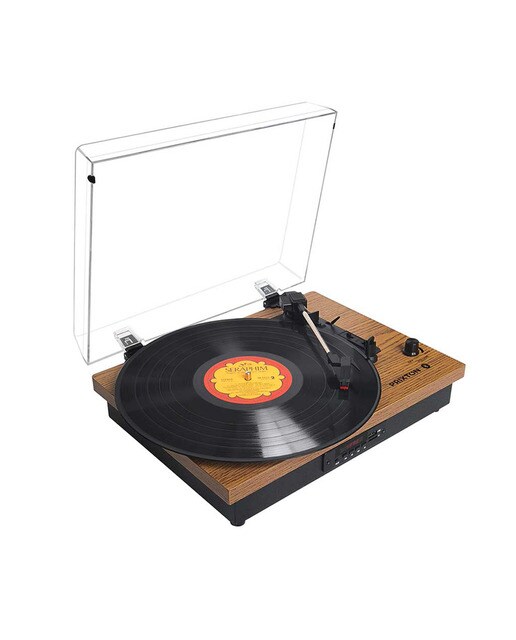 Tocadiscos Prixton Studio TS420 Bluetooth Madera / Negro-2