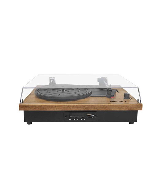 Tocadiscos Prixton Studio TS420 Bluetooth Madera / Negro-3