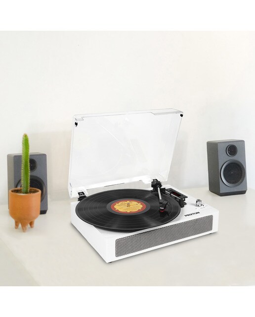 Gira-discos Prixton Studio Deluxe Branco / Preto-6