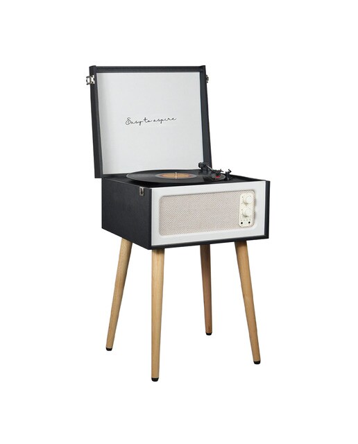 Gira-discos Prixton Detroit Preto / Branco-2