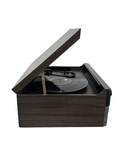 Tocadiscos Inves XR-179D-99 con cd, cassette, radio, USB, Bluetooth Negro-2