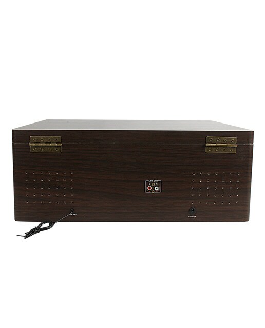 Tocadiscos Inves XR-179D-99 con cd, cassette, radio, USB, Bluetooth Negro-3