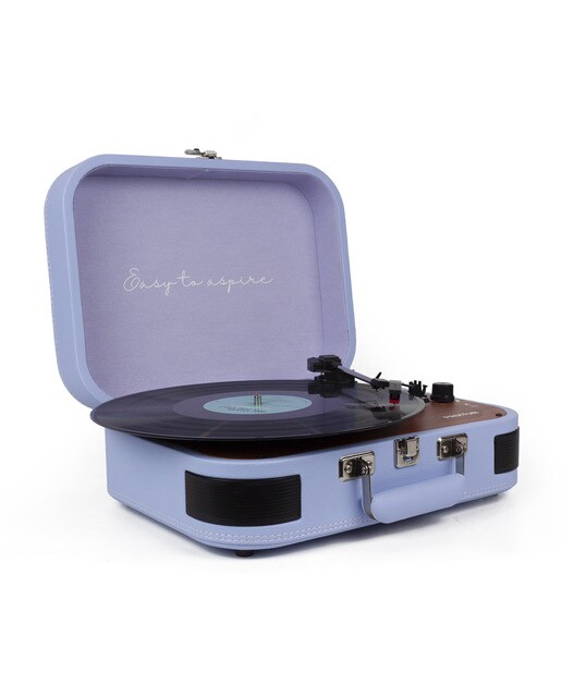 Tocadiscos Bluetooth convertidor Prixton VC600 Lila-6