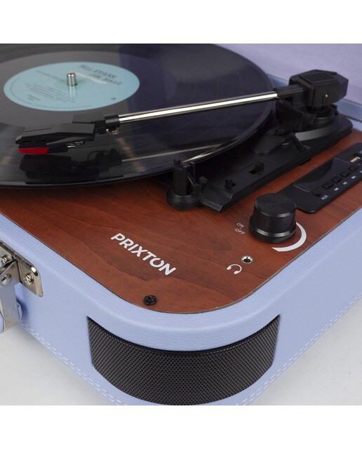 Tocadiscos Bluetooth convertidor Prixton VC600 Lila-10