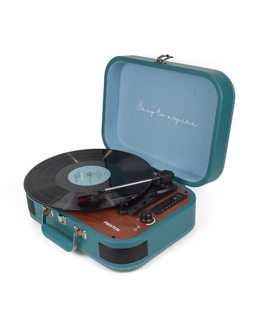 Tocadiscos Bluetooth convertidor Prixton VC600 - Azul Azul-5