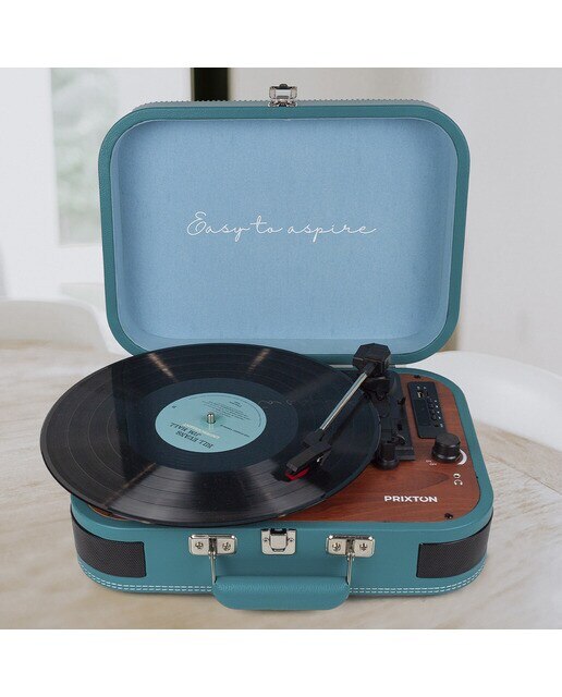 Tocadiscos Bluetooth convertidor Prixton VC600 - Azul Azul-8