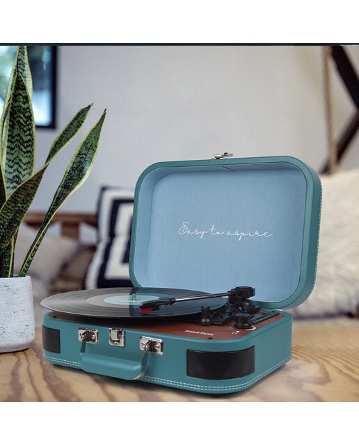 Tocadiscos Bluetooth convertidor Prixton VC600 - Azul Azul-10