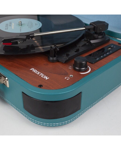 Tocadiscos Bluetooth convertidor Prixton VC600 - Azul Azul-12