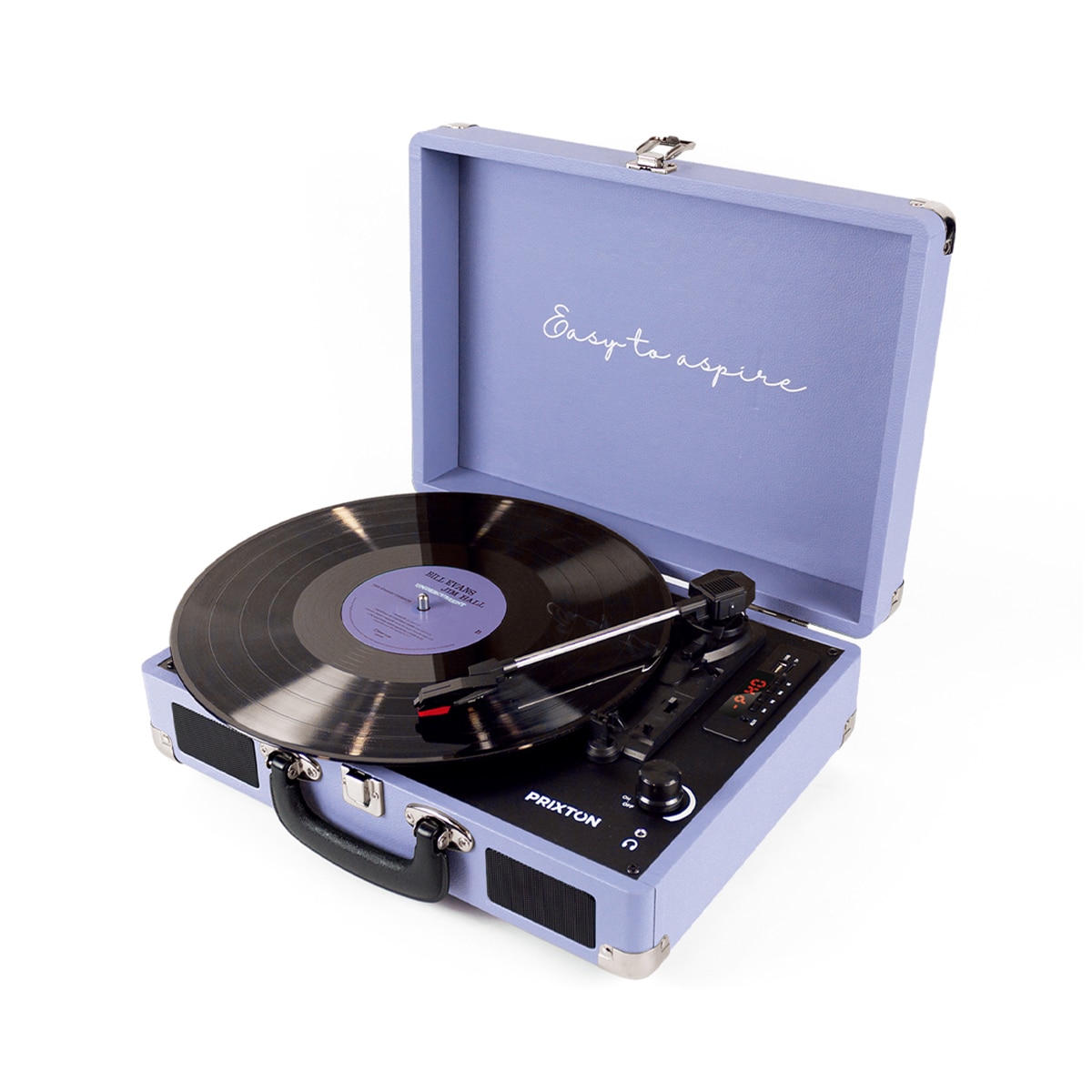 Tocadiscos convertidor Prixton VC400 Bluetooth Lila-3