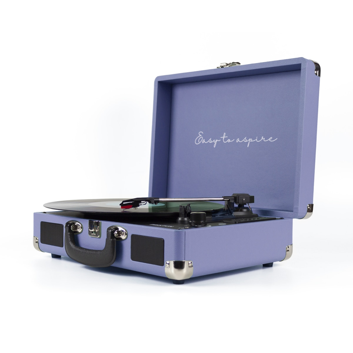 Tocadiscos convertidor Prixton VC400 Bluetooth Lila-4
