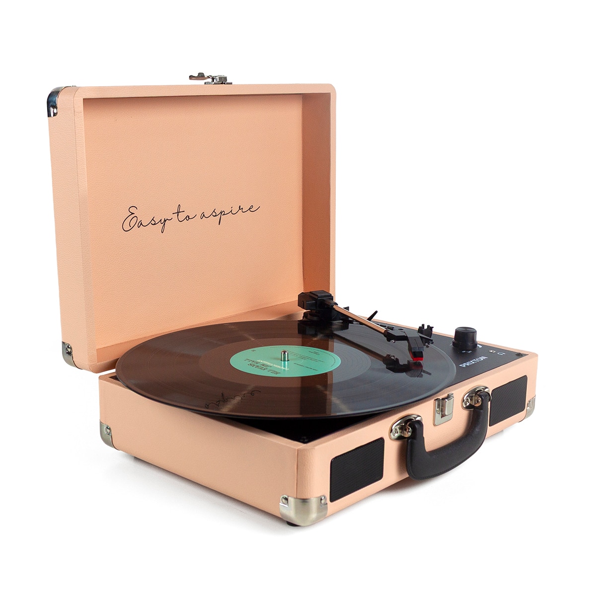 Tocadiscos convertidor Prixton VC400 Bluetooth Peach-2