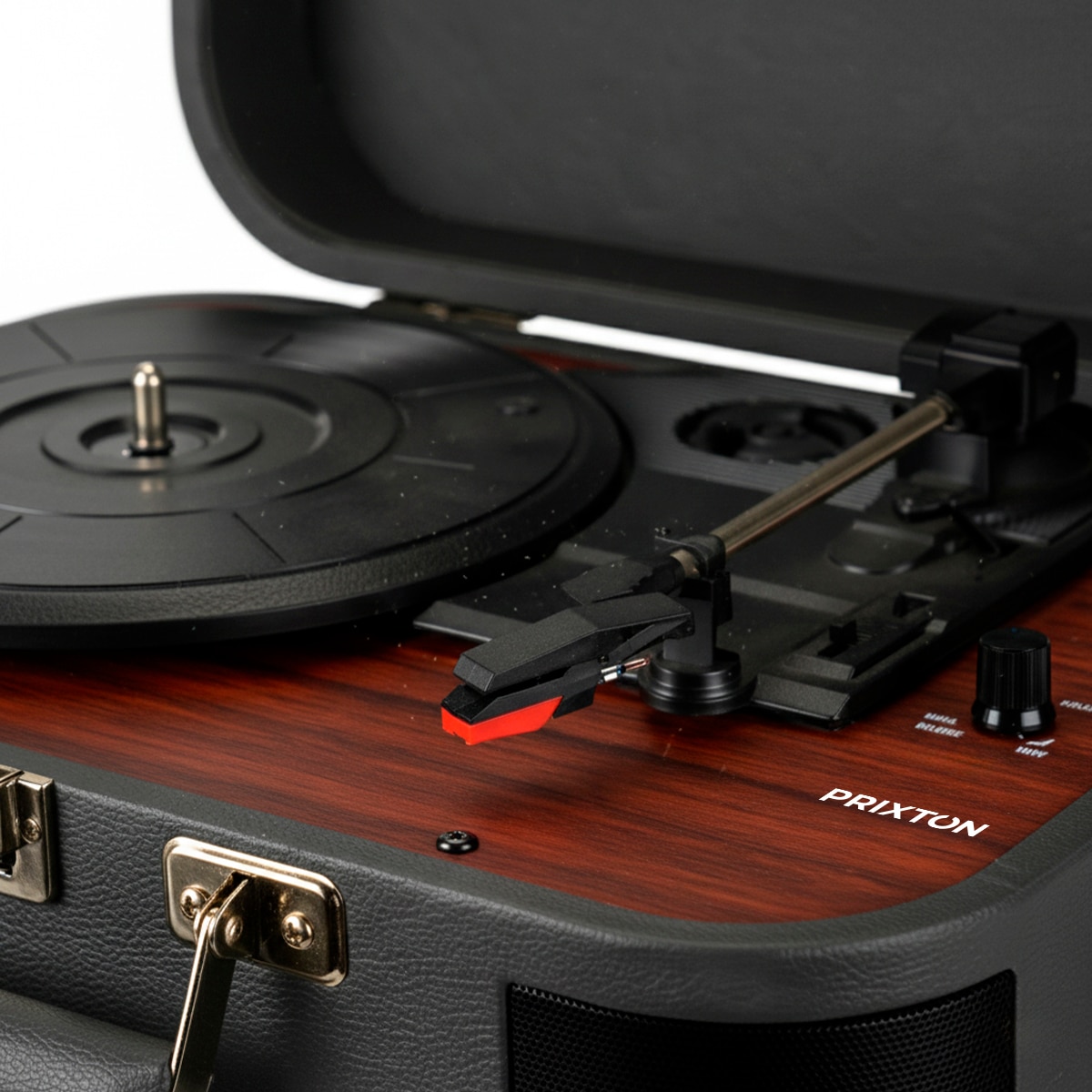 Tocadiscos Bluetooth convertidor Prixton VC600 - Moka Gris oscuro-11