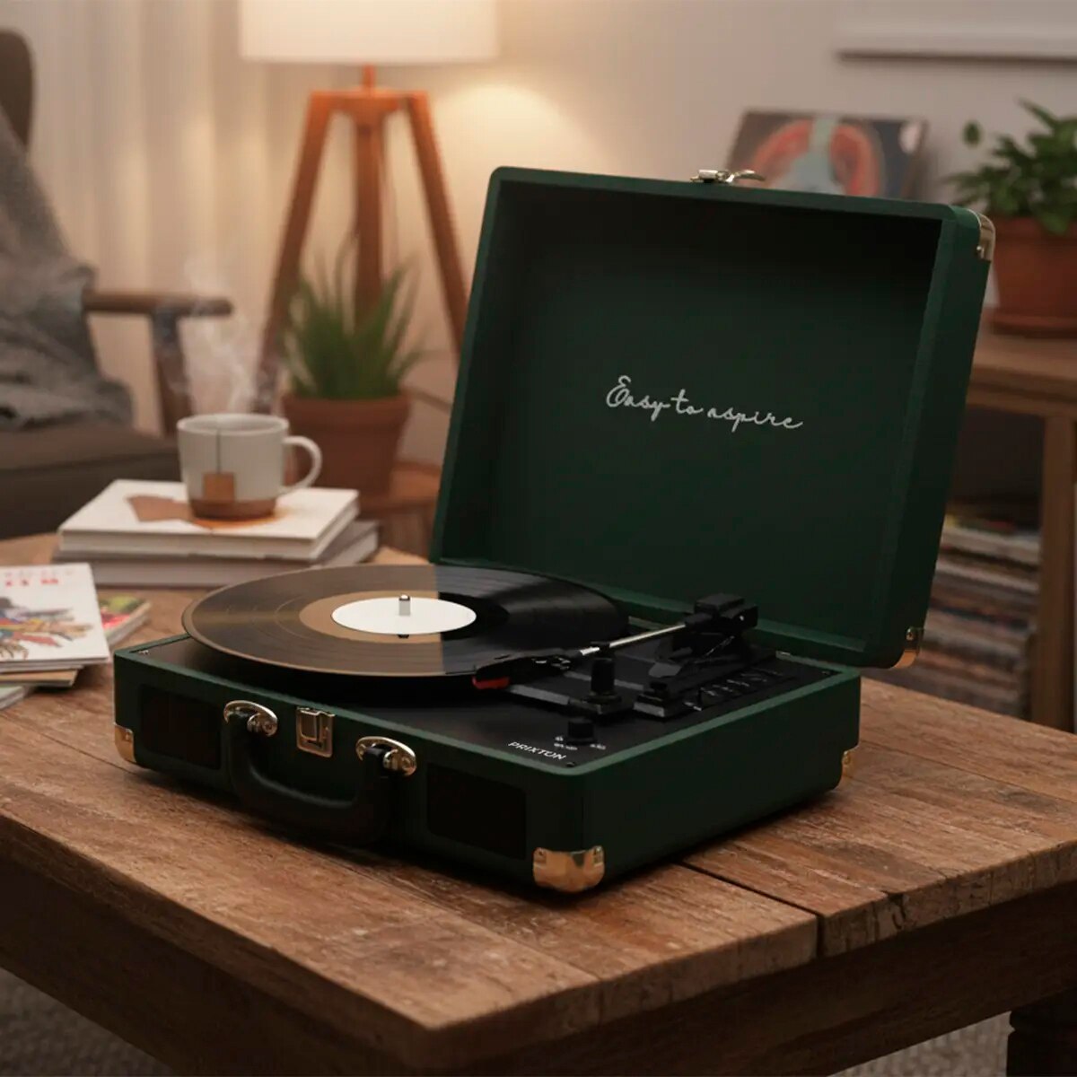 Tocadiscos convertidor Prixton VC400 Bluetooth - Verde oscuro Verde oscuro-10