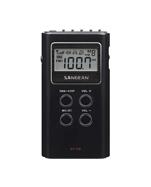 Radio portátil Sangean DT-120 Negro Negro-1